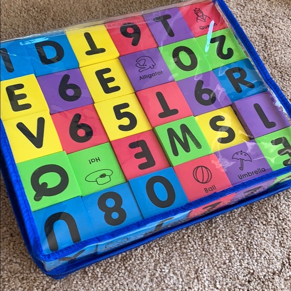 verdes Toys Verdes Abcs 23s Foam Blocks 3 Pieces Poshmark